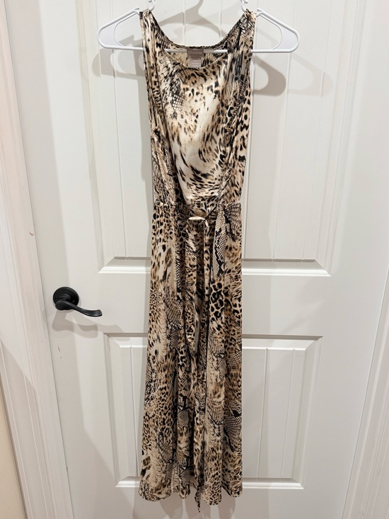 Chico's Dresses & Skirts - Chico’s Animal Print Maxi Dress size 1P